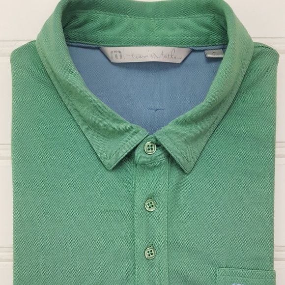 Travis Mathew Other - Travis Mathew Polo Shirt XL Green Solid Mens Size